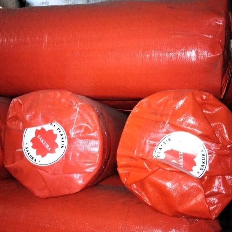 Terpal A12 Roll Sakura Lebar 4x50 Meter Bahan Import