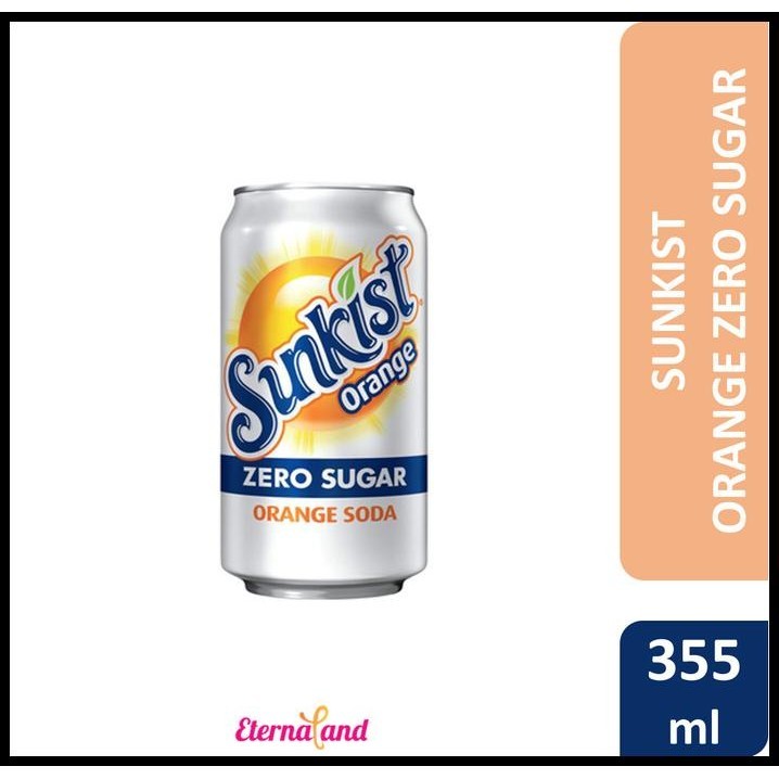 

Sunkist Orange Zero Sugar Soda - Minuman Sunkist Impor Usa