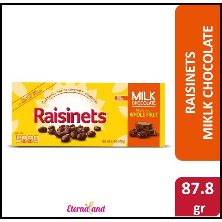 

Raisinets Chocolate Box 3.1 Oz - Cokelat Raisinets Impor Usa