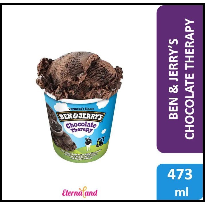 

Ben & Jerry Chocolate Therapy Ice Cream - Es Krim Ben N Jerry