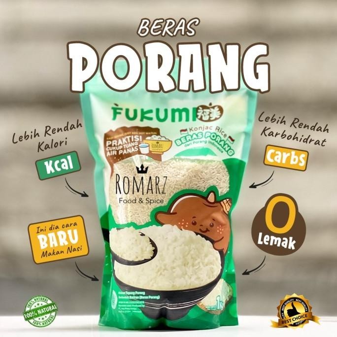 

BERAS PORANG 100% ORIGINAL 1kg | BERAS SHIRATAKI 1kg