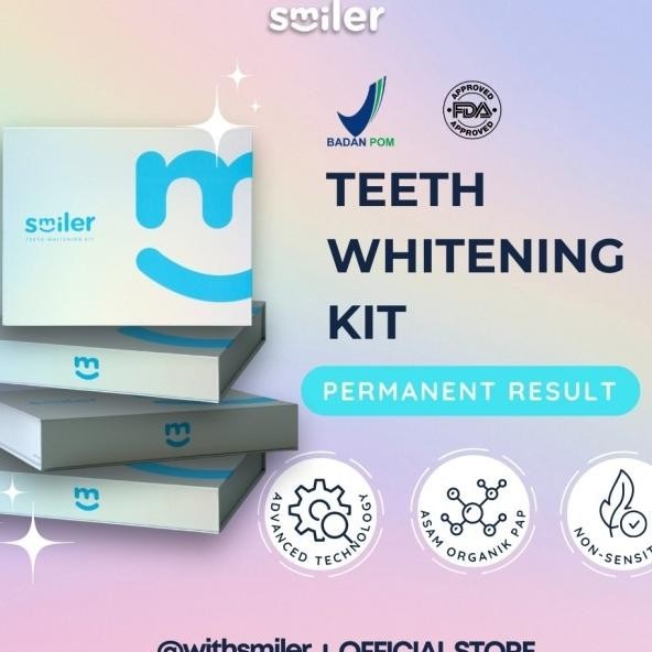 Teeth Whitening Kit - [#1 Teknologi Whitening Kit] - Kit Pemutih Gigi