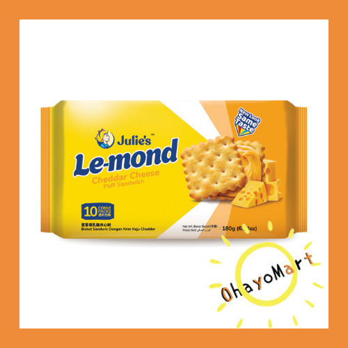 

SALE Julie's / julies Le-mond Puff Cheddar Cheese/ Biskuit 170g