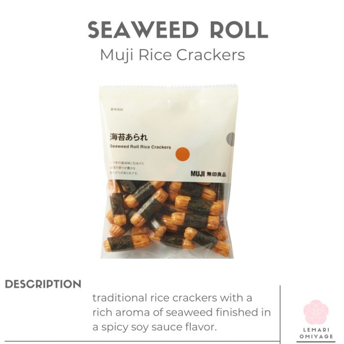 

BERKUALITAS Muji seaweed rice crackers