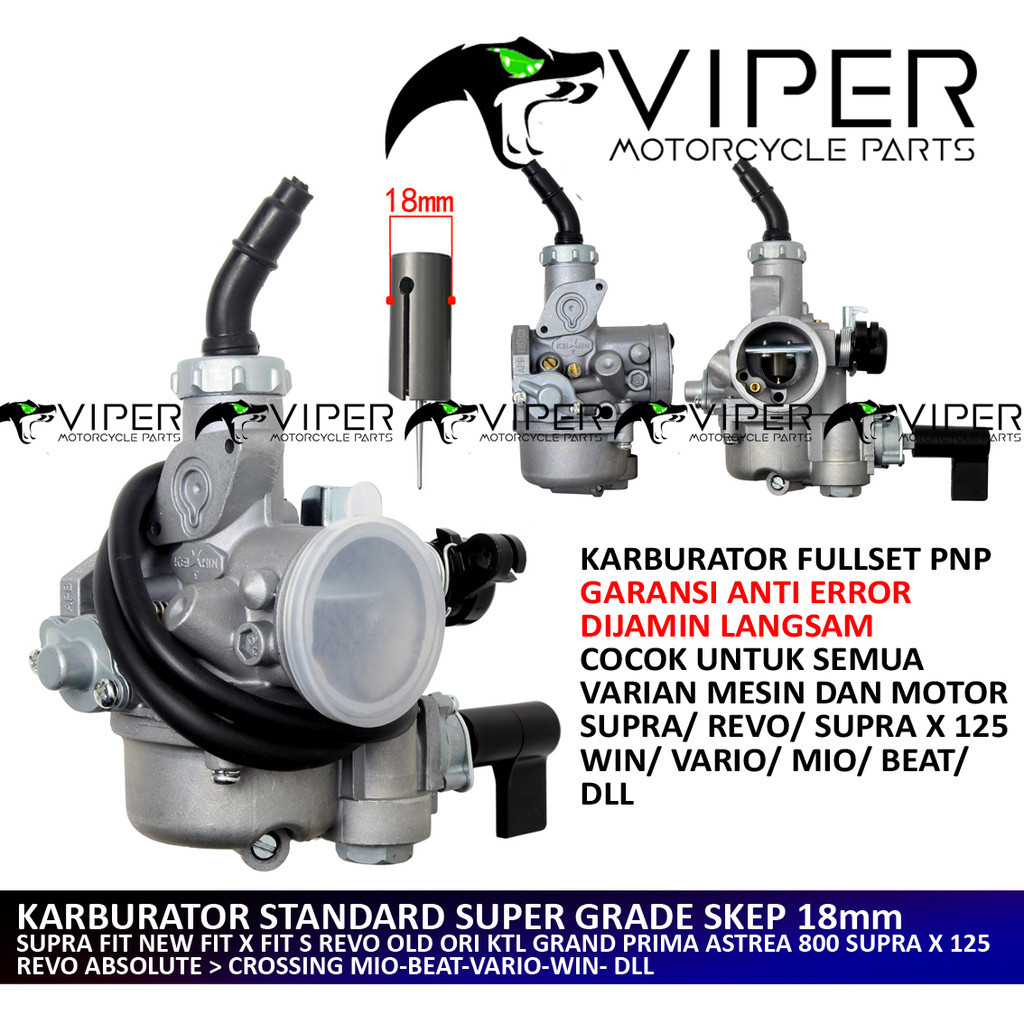 (SALE) KARBURATOR STANDAR GRADE A KARBU SUPRA FIT NEW FIT X S REVO OLD ORI KTL NEO PRIMA ASTRA ASTRE