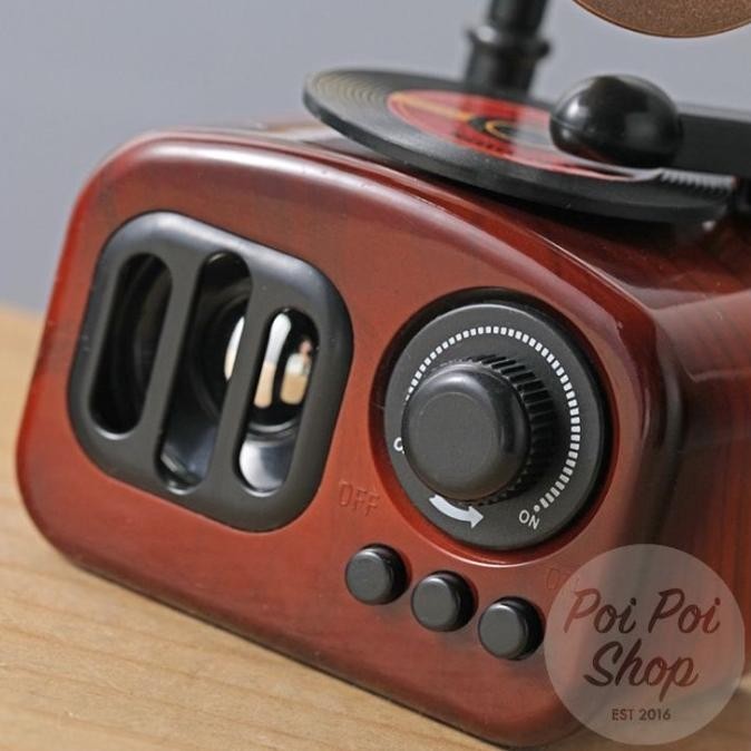 Kotak Musik Phonograph Gramophone Radio Retro Kado Unik Antik Vintage BS09