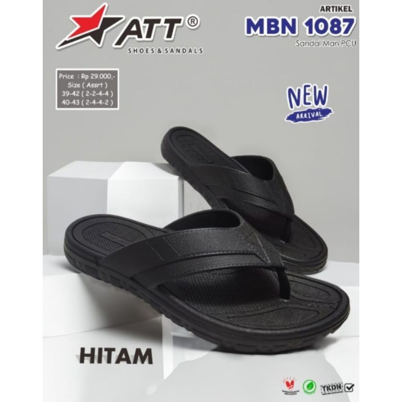 sandal pria dewasa / sandal jepit / sandal karet  / sandal karet pria / sandal att / sandal karet at