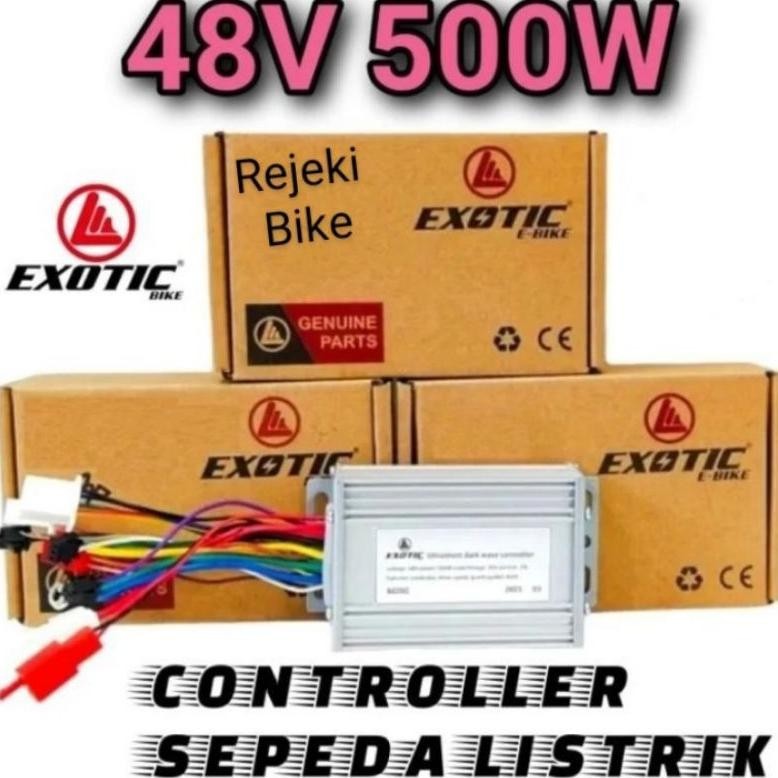 Promo CONTROLLER SEPEDA LISTRIK 48V 500W EXOTIC PASIFIC U-WINFLY murah