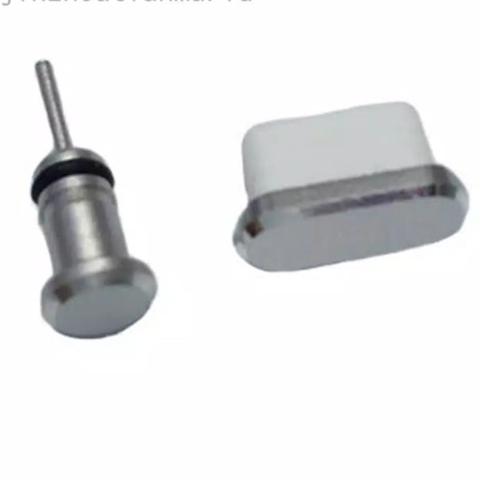 Terlaris Anti Dust Debu Penutup Port Usb Type C dan Earphone 3.5mm Metal SALE