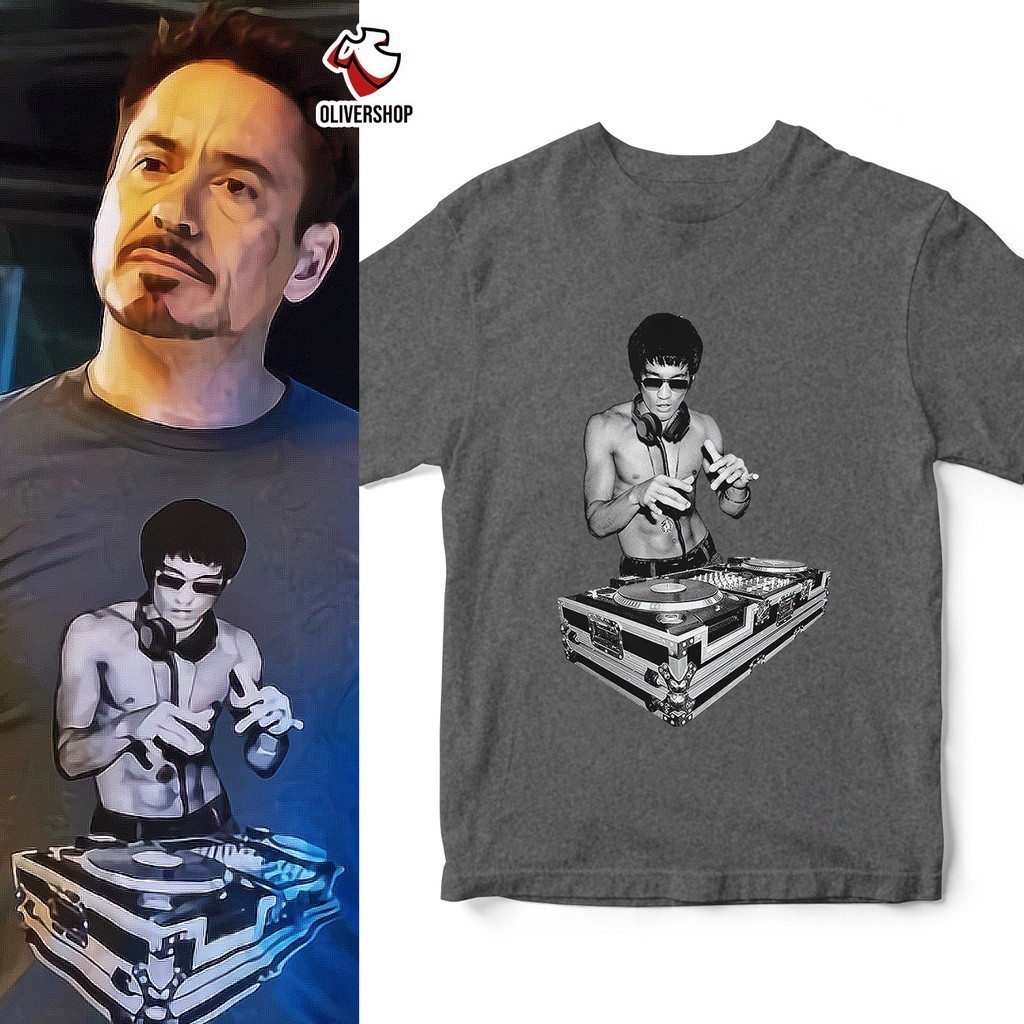 Baju Kaos IRON MAN Tony Stark Bruce Lee - MARVEL - PREMIUM combed 24s baju kaos t shirt superhero fi
