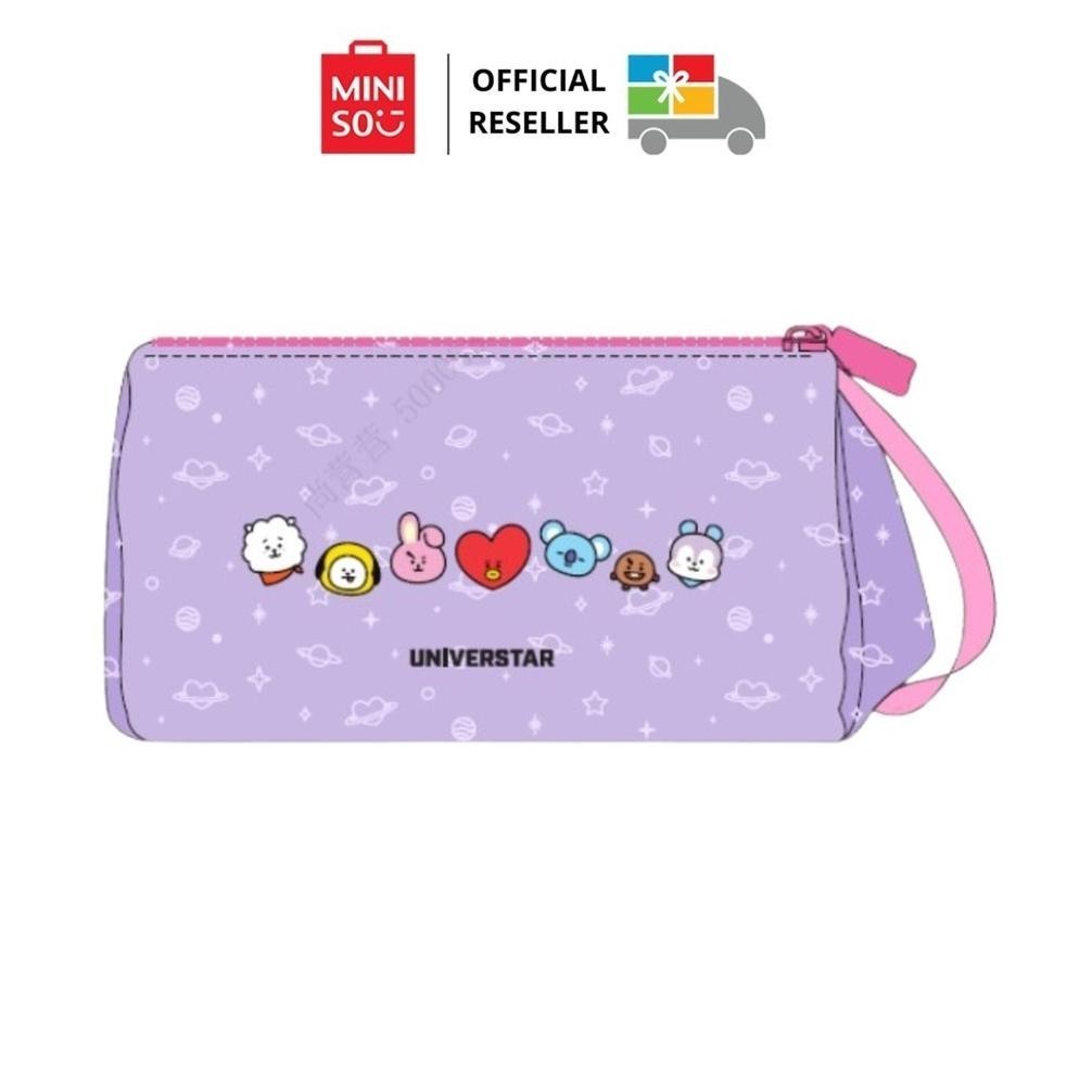 

AZQ-16 MINISO x BT21 Collection Big PU Holographic Stationery Case Sale