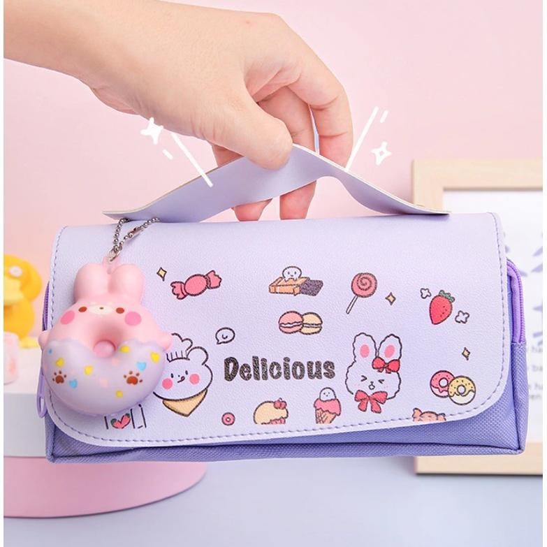 

XCT-2328 Tempat Kotak Pensil Karakter 3D Lucu Tempat pensil karakter Lucu Unik FCS004 Original