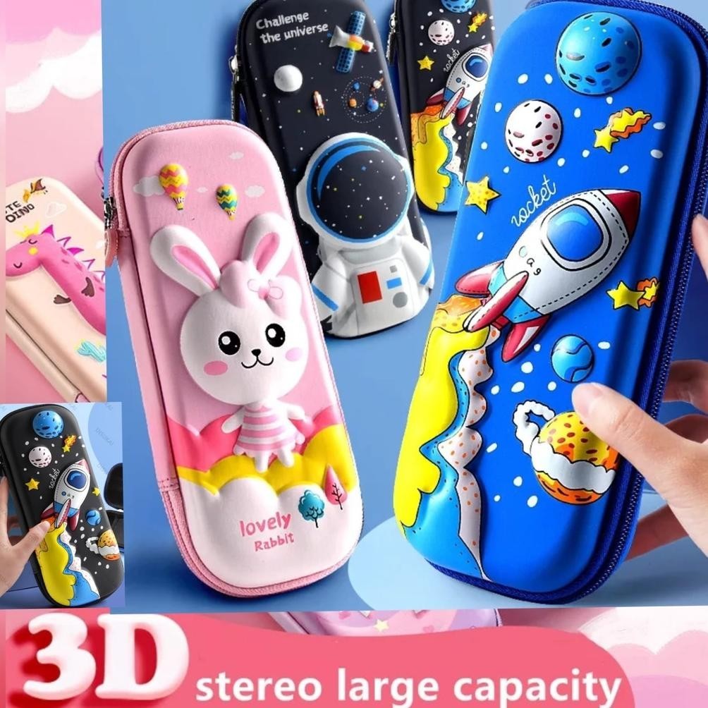 

fsd-34 Bellino - Tempat Pulpen Resleting Import 3D Tempat Pensil Kotak Anak Kotak Pensil 3D Timbul Motif Kartun Lucu Koker Alat Tulis Sekolah Karakter Sale