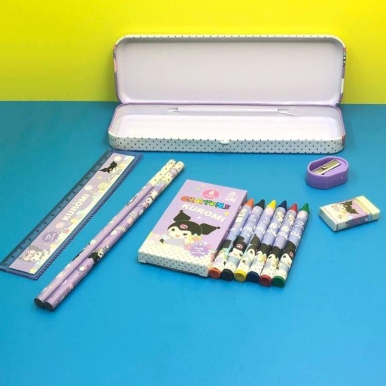 

gd-8 Alat Tulis Anak Set kotak pensil Sanrio/ Stationery Sekolah/ Goodie Bag Anak Hemat