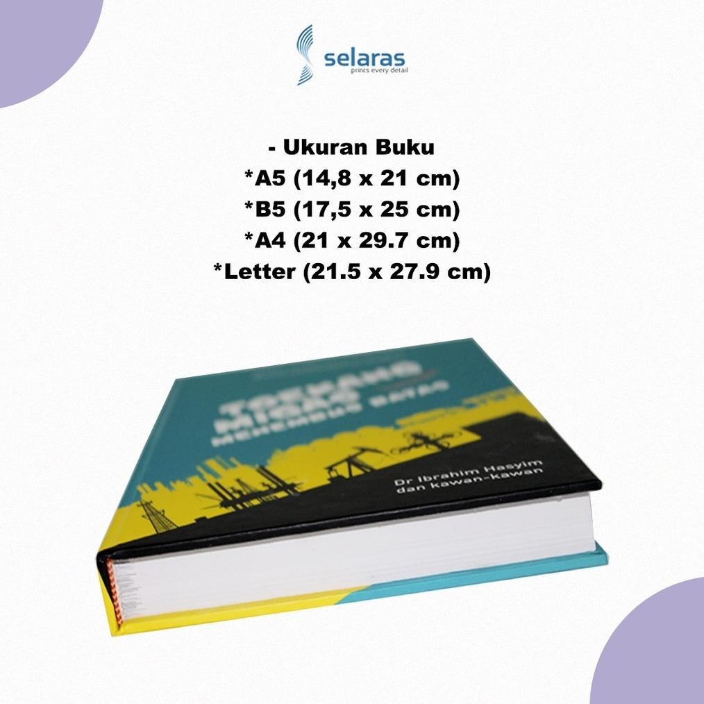 

ghs-55 Cetak Cover Buku Satuan Hard Cover Ukuran A5 / B5 / A4 Selaras Printing Original
