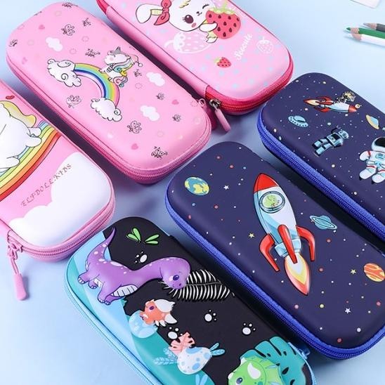

Tempat Sil Kotak Sil 3D Unicorn Hardtop Cil Case Astronot