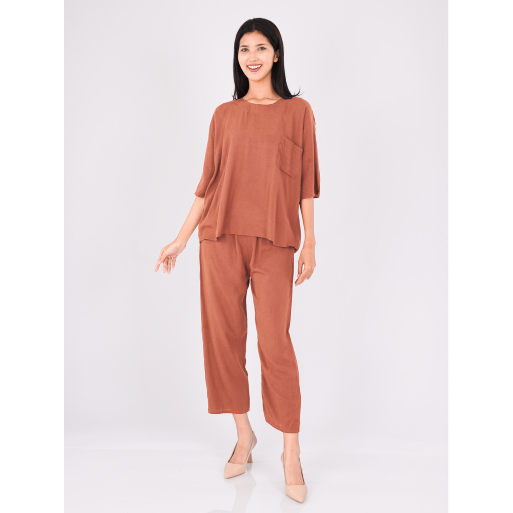 Setelan Wanita Kekinian 2024 Bajuwanita Satustel Kekinian Wanset Korean Style Atasan Bawahan Ootd Vi