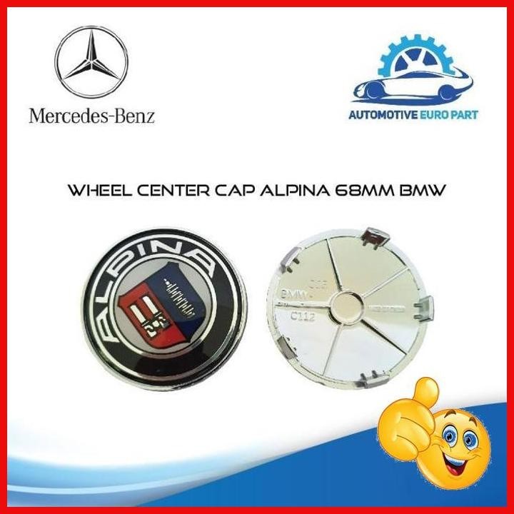 [AVO] DOP RODA VELG BMW EMBLEM ALPINA 68MM / WHEEL CENTER CAP ALPINA