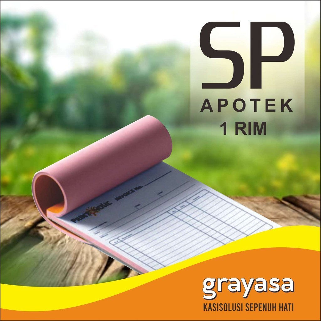 

Nota Surat Pesanan Apotek (1 Rim)