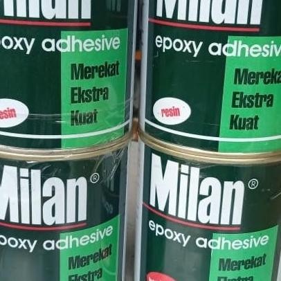 Lem Epoxy Lan Adhesive Resin+Hardener 1 Set 2 Kaleng
