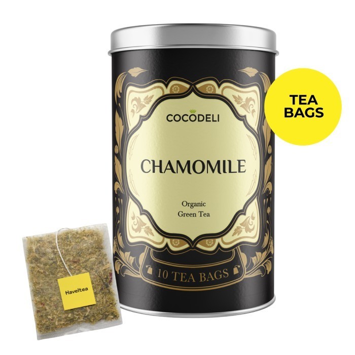 

Secrenada - Chamomile Big Tin Cocodeli Organic Teh Hijau Chamomile Lavender