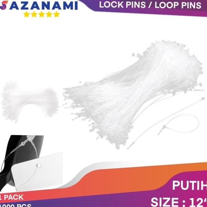 

Terbaru X1000 Pcs LOCK PINS 12" INCH LOOP PINS TALI HANG TAG 12" INCH LOCK PIN saz4 Segera Beli