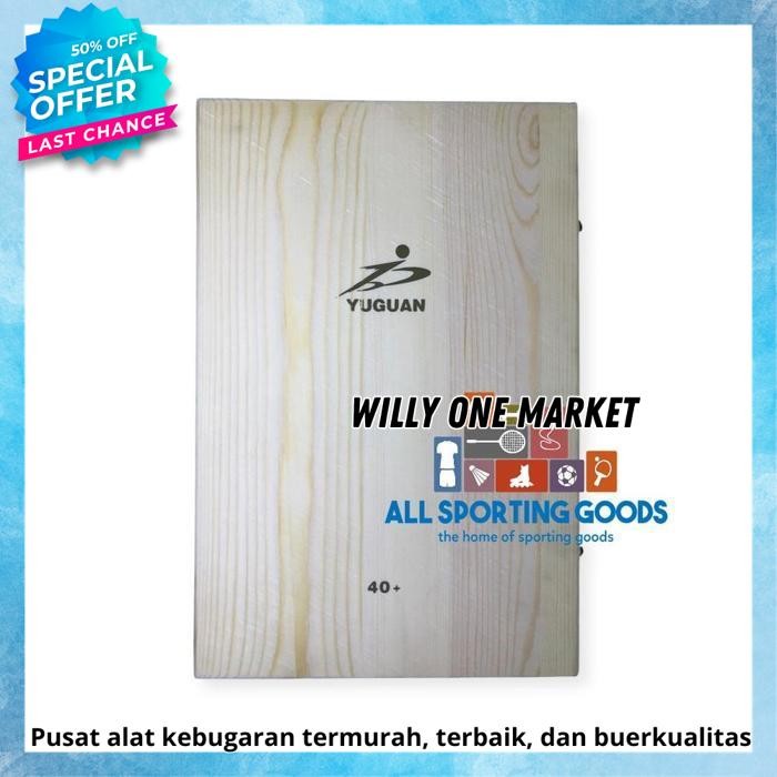 KAYU BAT PINGPONG TENIS MEJA YUGUAN KISO HINOKI 0.9 CM PAKET HEMAT BY WILLY ONE MARKET