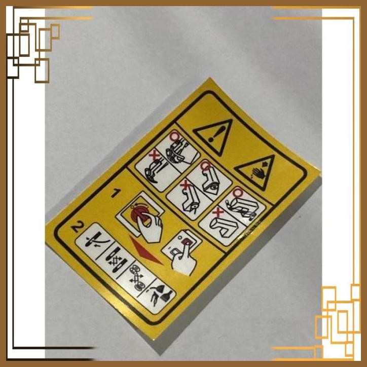 

[RMJ] STIKER PENGGUNAAN KUNING