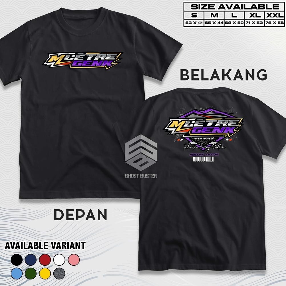 Limited Kaos Mletre Genk Racing Concept Mekanik Amatir Baju Distro Motor Herex Tshirt Otomotif Gba37