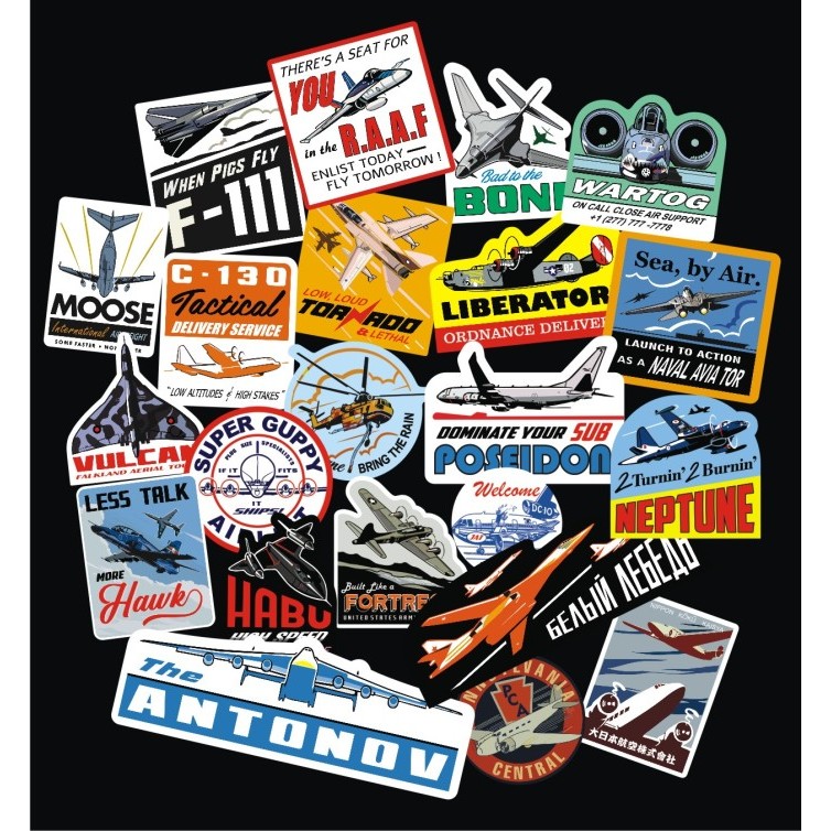 

Sale Airlines Vintage Sticker / Rimowa Sticker Pack / Retro Pilot Sticker