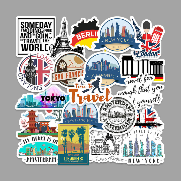 

Sale Sticker Pack Tumblr - Traveling [20 Pcs]