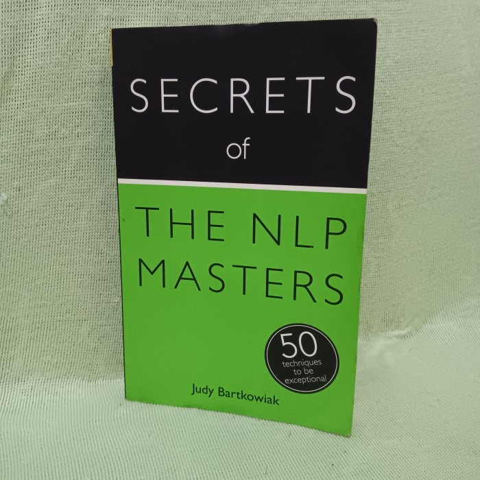 buku -  Secret of the nlp masters - judy bartkowaiak