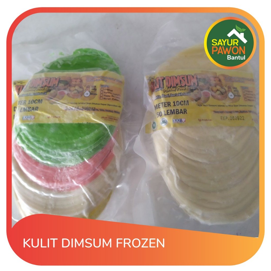 

Kulit Dimsum (frozen) / pack isi 50 lb.