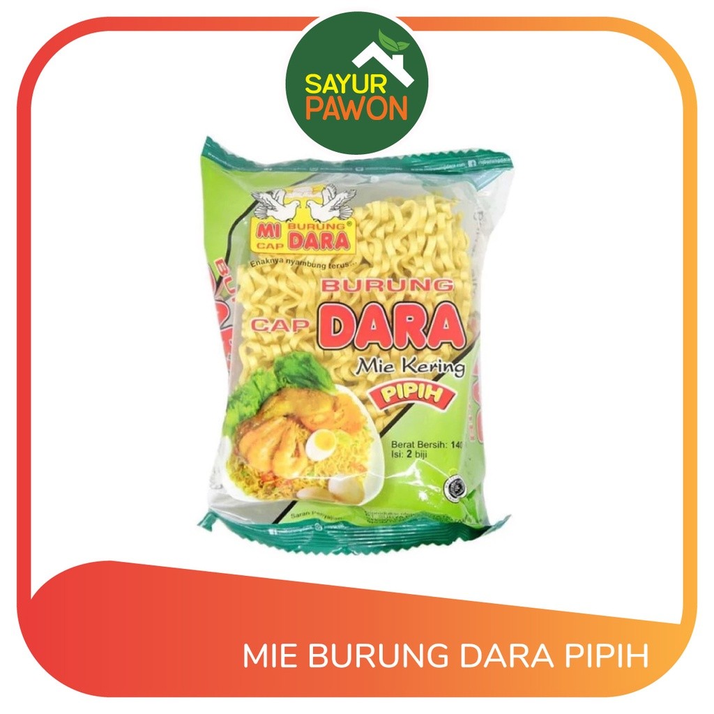 

Mie Pipih Burung Dara 140 gram