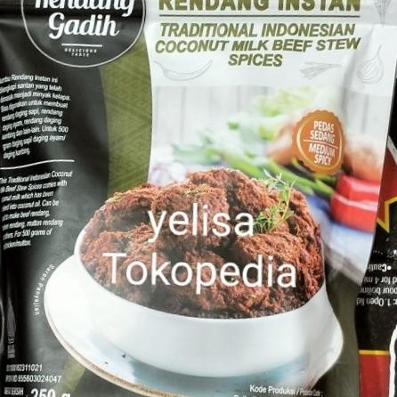 

Rendang Gadih Bumbu Rendang Instan 250Gr