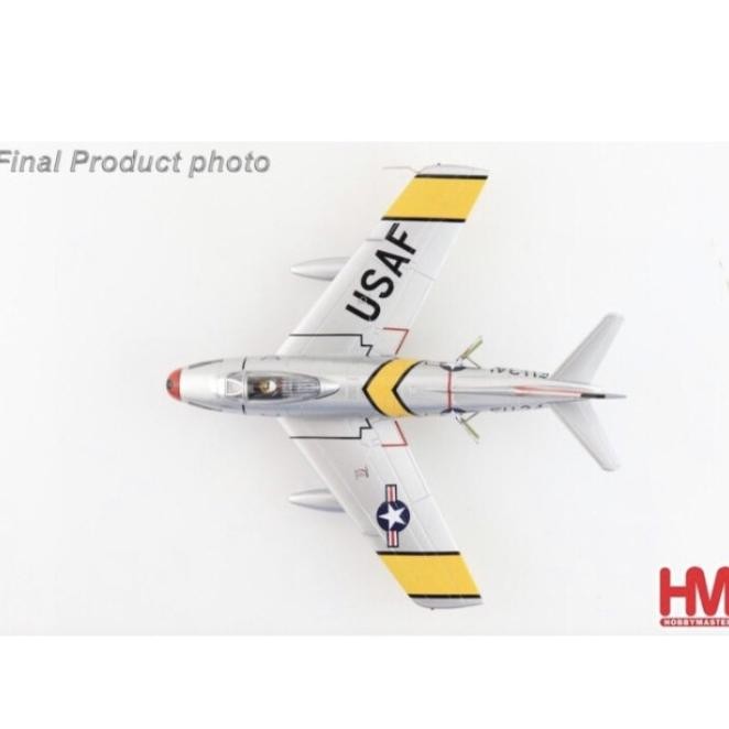 Diecast Pesawat Tempur F-86F Sabre "Mig Killer" Usaf 1/72 By Hobby Master