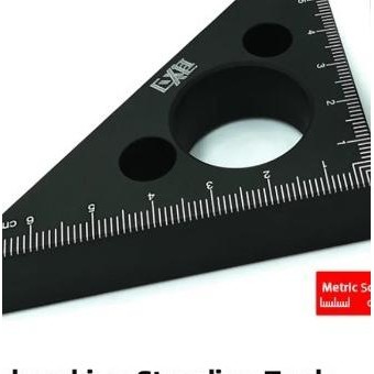 

Ganwei 0063 Ggaris Segitiga Protactor Tter Speed Square Ruller