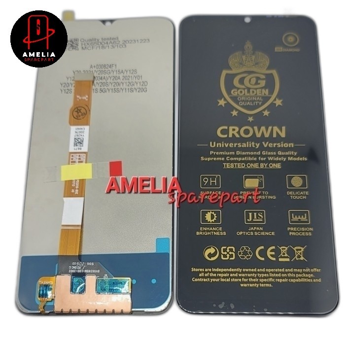 LCD+TOUCHSCREEN VIVO Y20 v2027/Y20S V2029 /Y12S v2026
