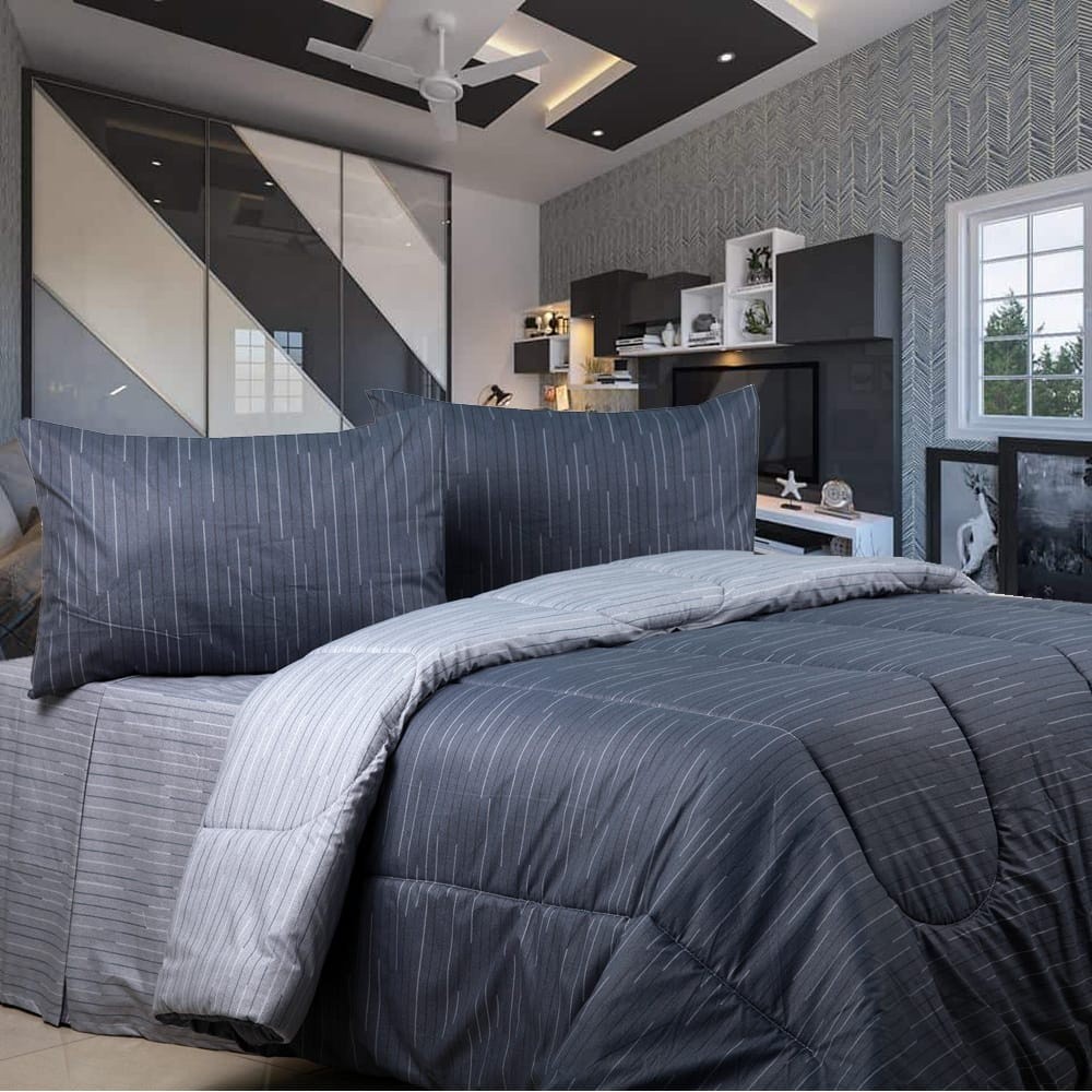 Sierra - BEDCOVER SET Katun CVC 100x200 / 120x200 / 160x200 / 180x200 / 200x200 - Alexander