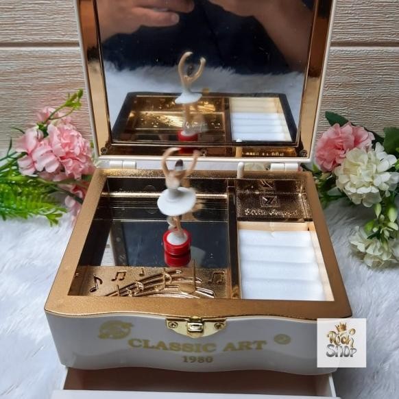 Kotak Musik Love Klasik Ballerina Music Box