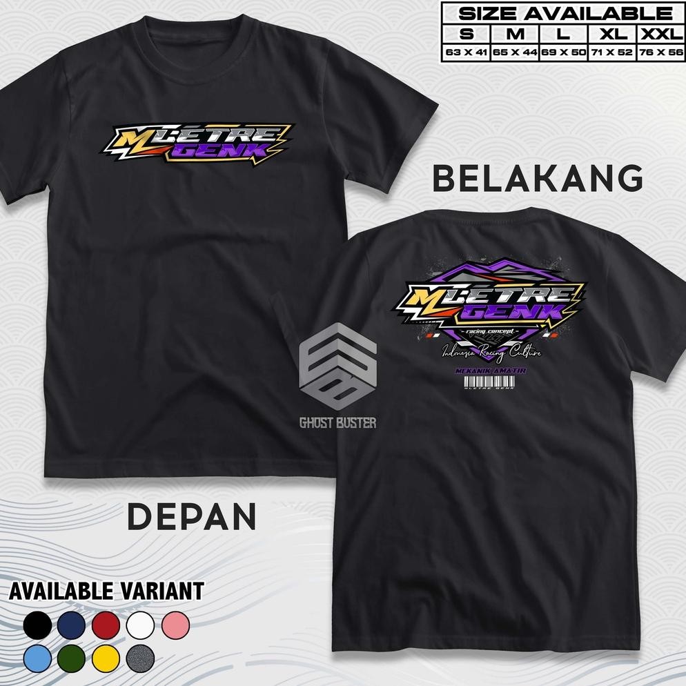 Limited Kaos Mletre Genk Racing Concept Mekanik Amatir Baju Distro Motor Herex Tshirt Otomotif Gba37