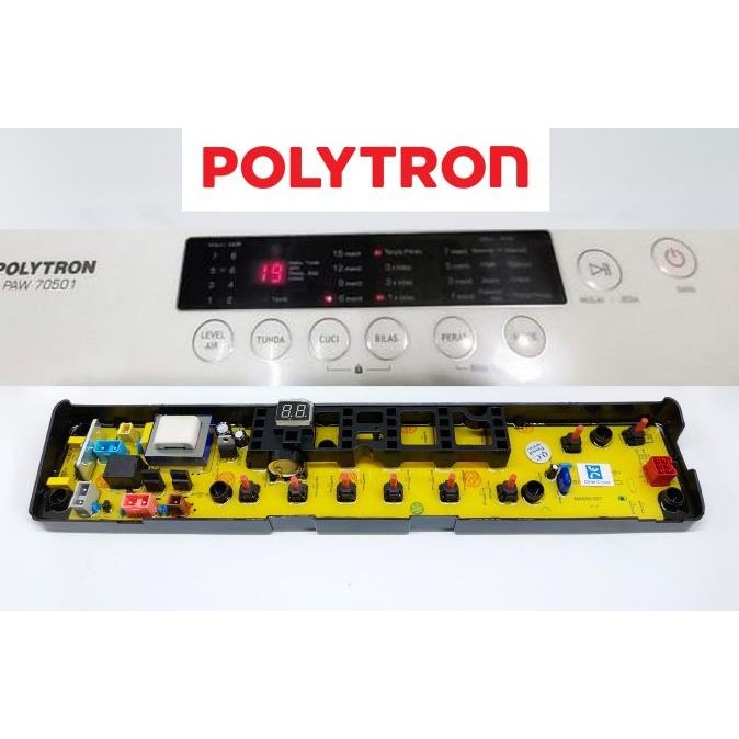 Modul PCB Mesin Cuci Polytron PAW70501