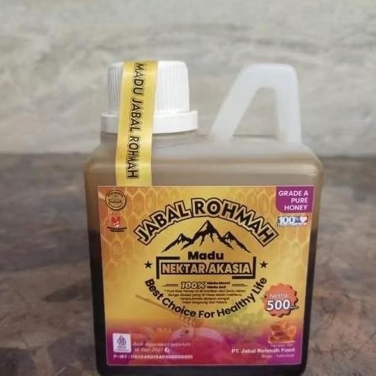 

Madu Asli Murni Jabal Rohmah Nektar Akasia 500Gr Grade A 100% Asli Alami Pure Raw Honey