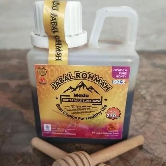 

Madu Asli Murni 250 Gram Multiflora Java Grade A 100% Jabal Rohmah Alami Pure Natural Raw Honey