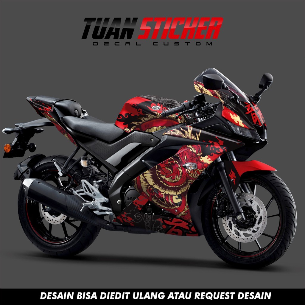 Sticker Striping Decal Yamaha R15 V3, Sticker Decal R15 V3, Sticker R15 , striping R15 V3 dragox