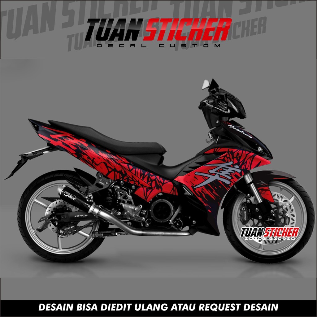 Sticker decal  jupiter mx 135, Striping jupiter mx 135 , Sticker jupiter mx 135 hayabusa