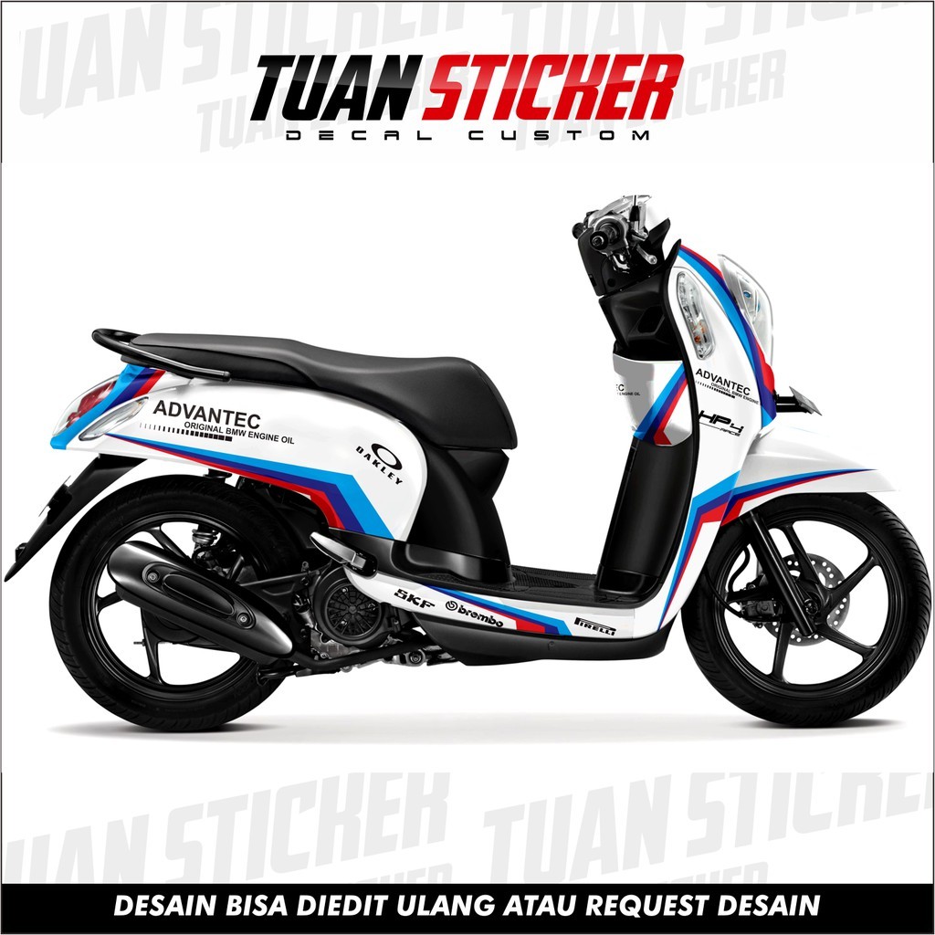 Sticker Striping Decal Scoopy FI, decal scoopy FI , cetak striping decal scoopy FI , Stiker Scoopy 2