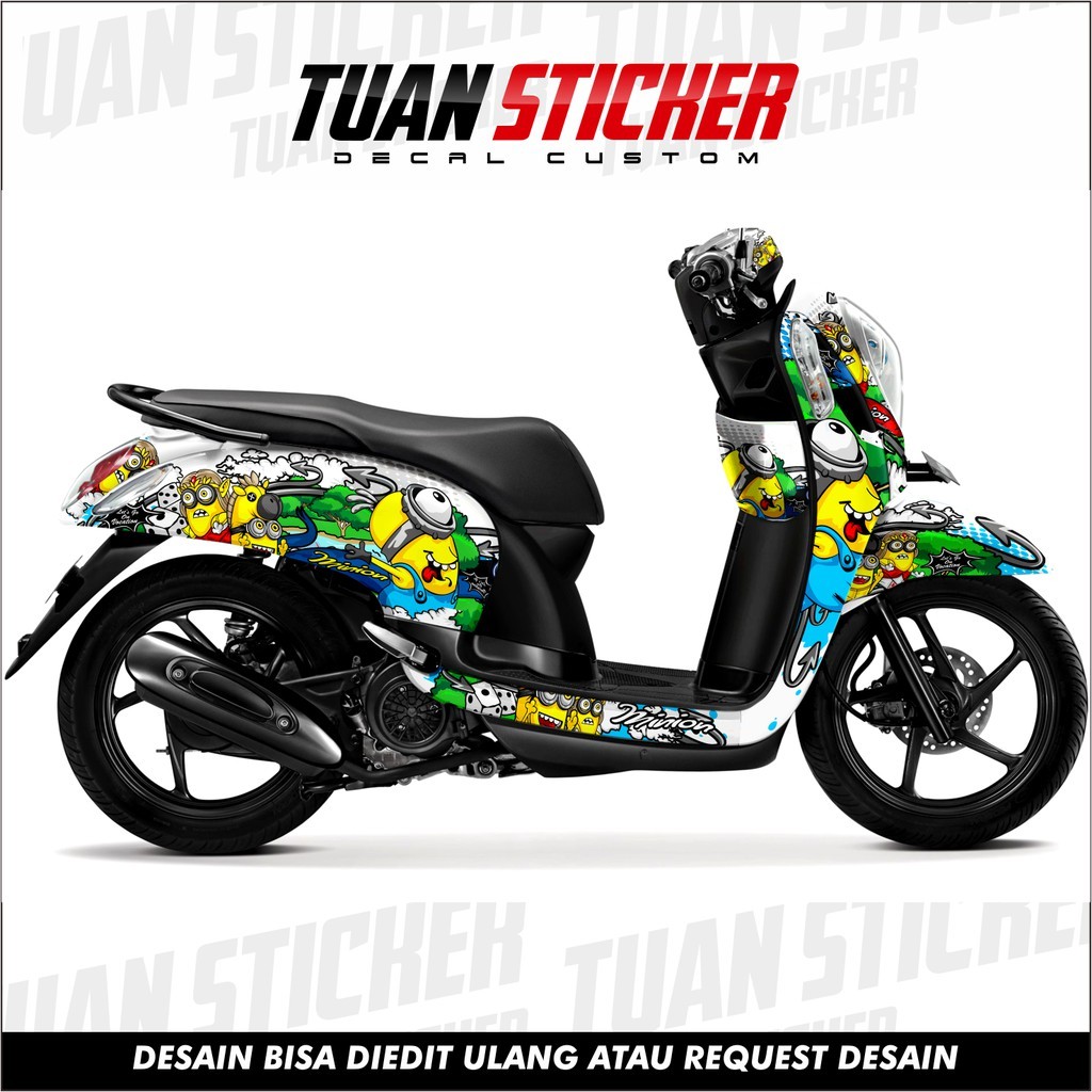 Sticker Striping Decal Scoopy FI, decal scoopy FI , cetak striping decal scoopy FI Stiker Scoopy 11