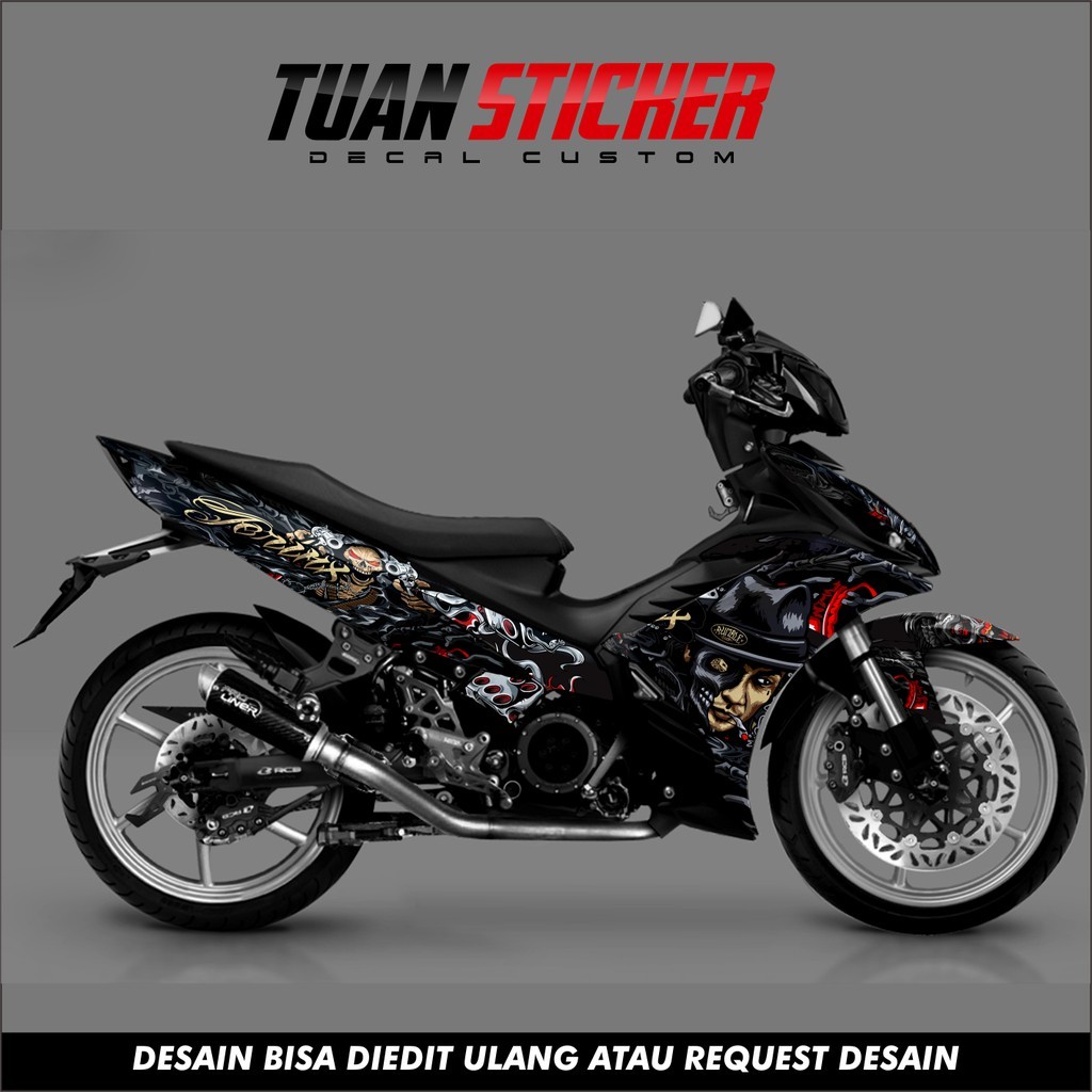 Sticker decal  jupiter mx 135, Striping jupiter mx 135 , Sticker jupiter mx 135 jerinx