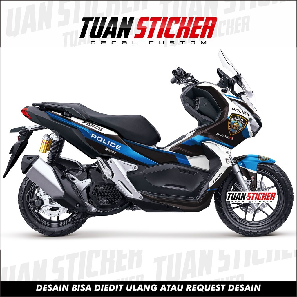 Sticker Striping DECAL Honda ADV 150, Sticker Decal ADV, Sticker ADV 150 ,striping ADV polce